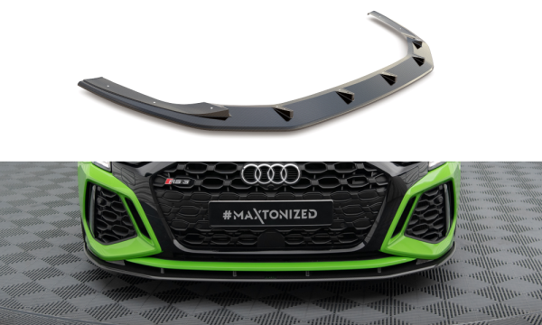 Carbon Fiber sprednji podaljšek odbijača - splitter Audi RS3 8Y
