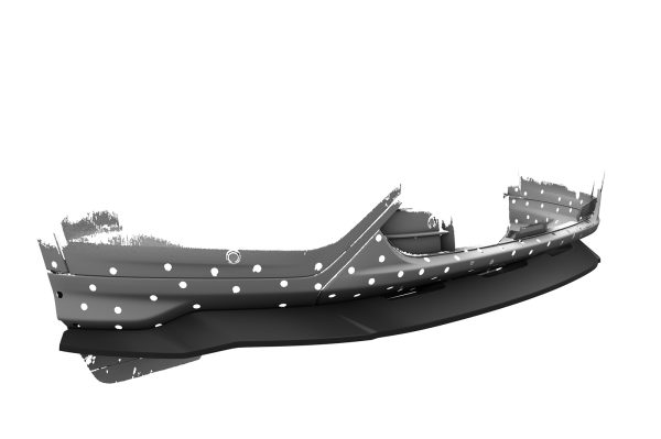 Cup spoiler lip with ABE for Ford Kuga 2 CSL507