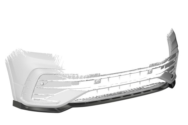 Cup spoiler lip with ABE for VW Tiguan II (Type AD1) R-Line CSL475