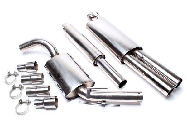 TA Technix izpušni sistem iz nerjavečega jekla 2x76mm VW Golf II