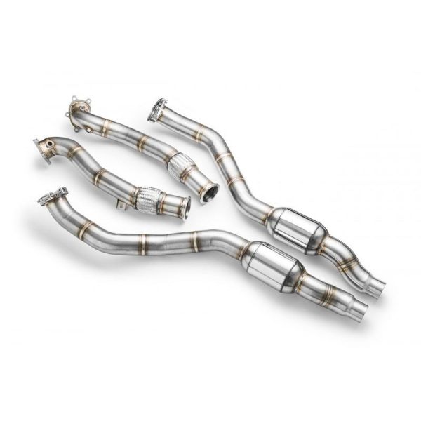 RM Motors Downpipe AUDI S6-S7-RS6-RS7 4.0 TFSI + 200 celični EURO4 katalizator