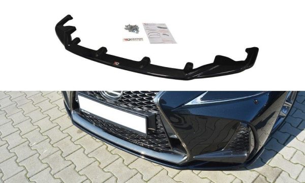 Podaljšek odbijača - splitter spredaj Lexus IS MK3 Facelift F-Sport 16-