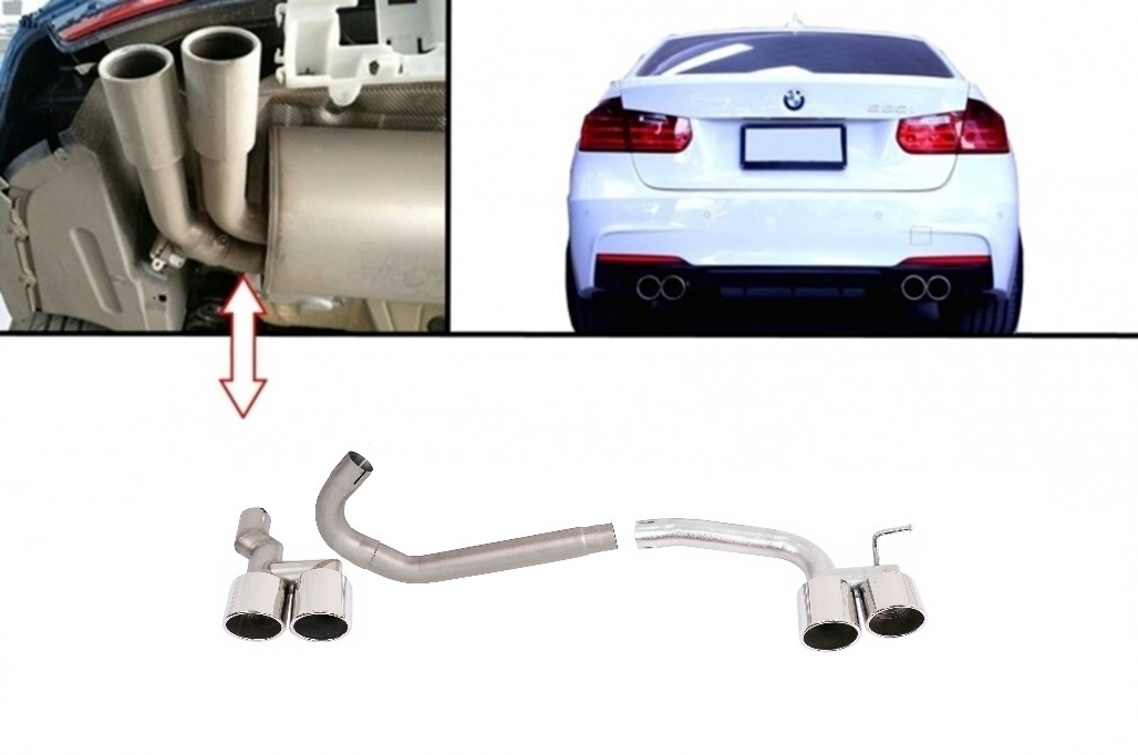 Izpušna cev duplex z nosilcem BMW 3 F30 / F31 11- M performance design