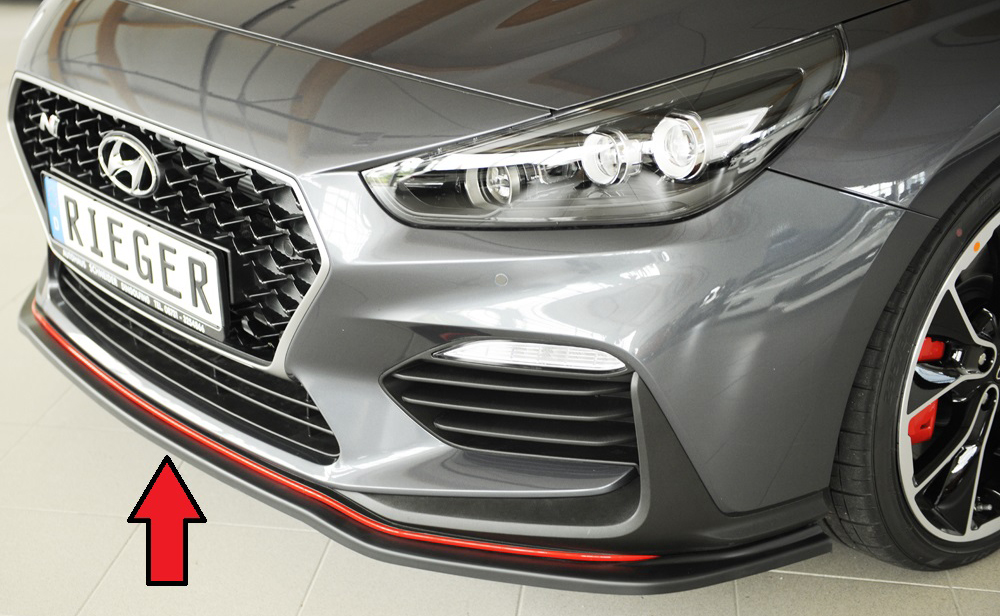 Sprednji podaljšek odbijača Rieger Hyundai i30 N / N-Preformance (PDE) 2017-20