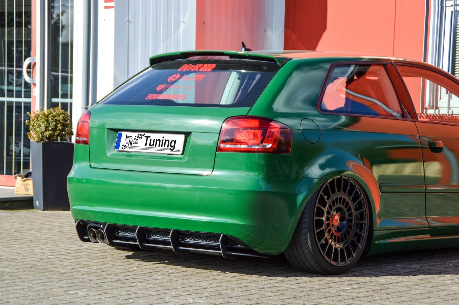 IN-Tuning podaljšek odbijača zadaj Audi A3 8P FL S-Line 2008-2012