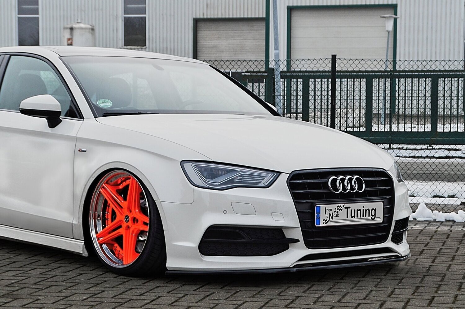 IN-Tuning podaljšek odbijača spredaj Audi A3 8V S-Line / S3 Limo + Cabrio 2012-