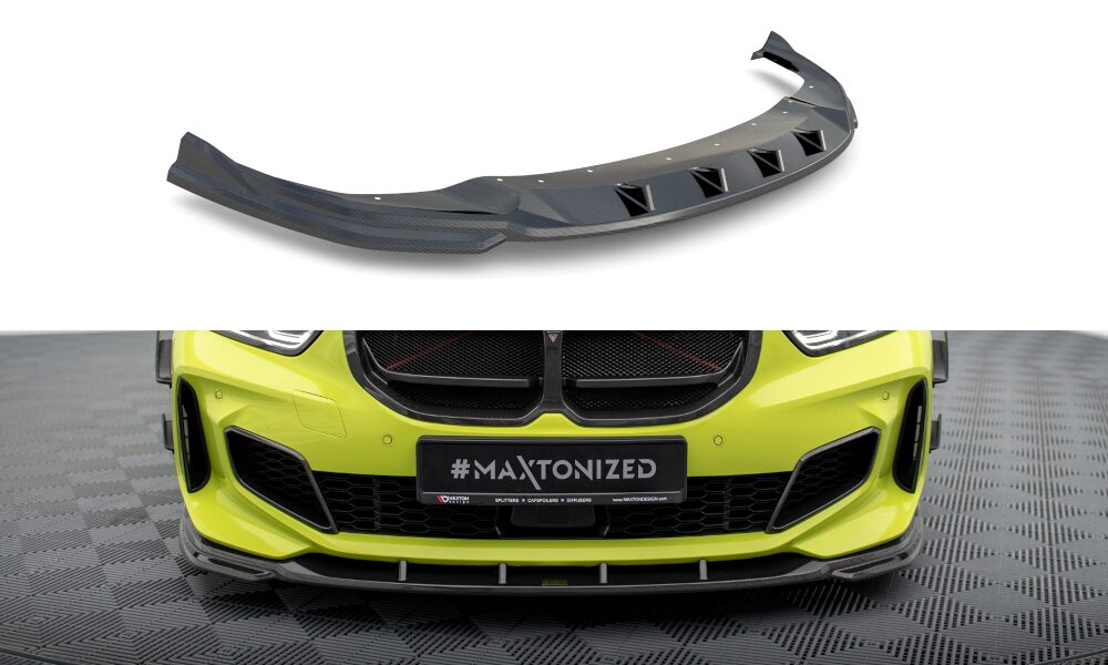 karbonski podaljšek odbijača - splitter spredaj BMW 1 F40 M-Pack / M135I