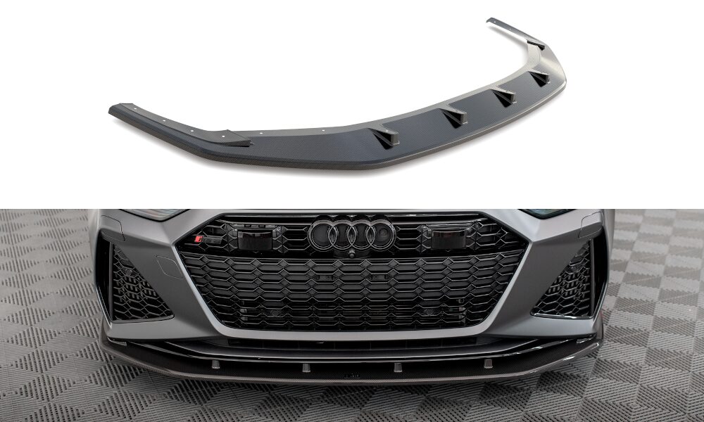 Karbonski podaljšek odbijača - splitter spredaj Audi RS6 C8 / RS7 C8