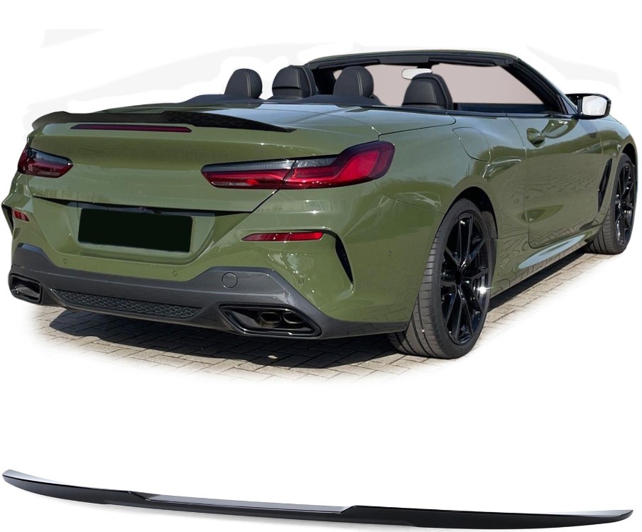 Lip spojler BMW G14 F91 Cabrio 18- črna sijaj