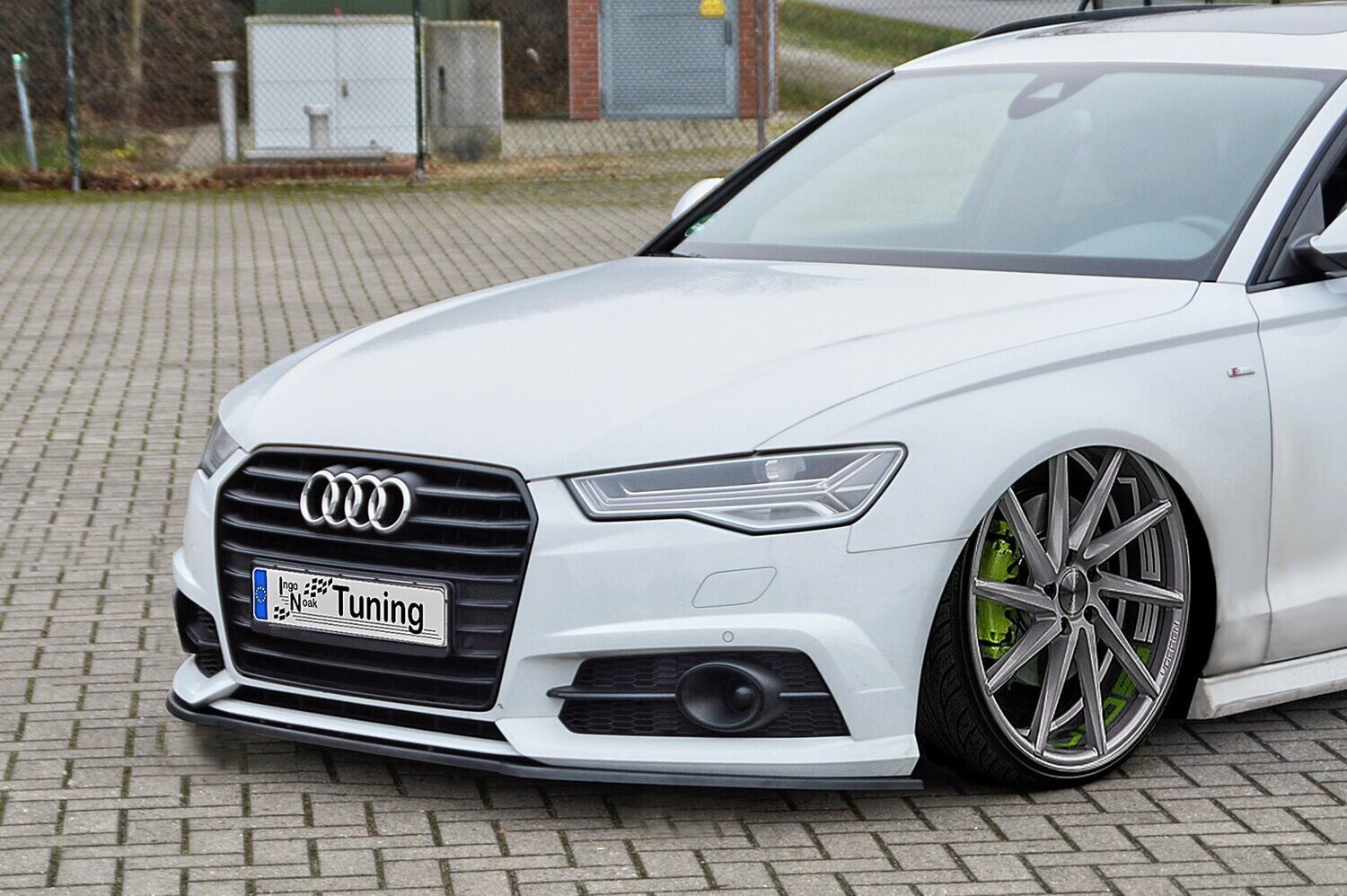 IN-Tuning podaljšek odbijača spredaj Audi A6 S-Line + S6 4G C7 2014-V3