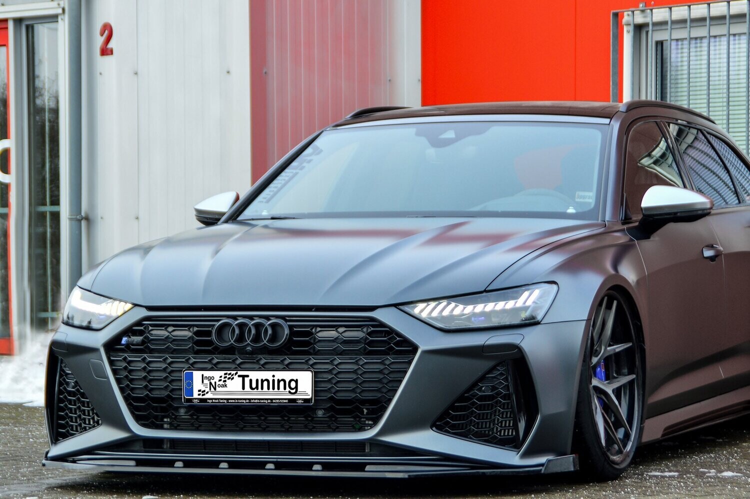 IN-Tuning podaljšek odbijača spredaj Audi RS6 C8 2019- V2