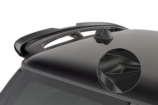 CSR zadnji podaljšek spojlerja MINI R56 John Cooper Works  - črni sijaj