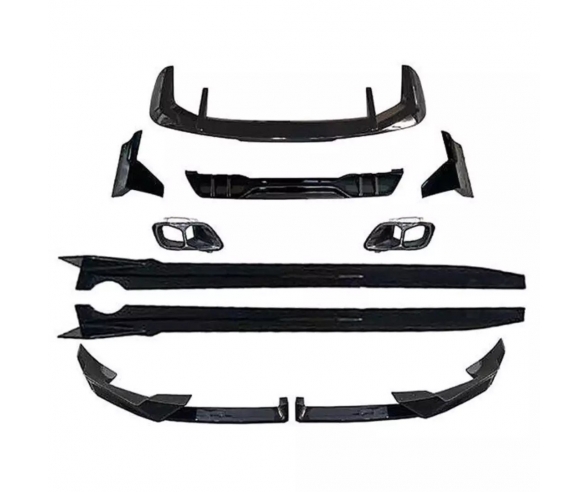 Aero kit set podaljškov BMW X5 G05 23-26 M-Tech Črna sijaj