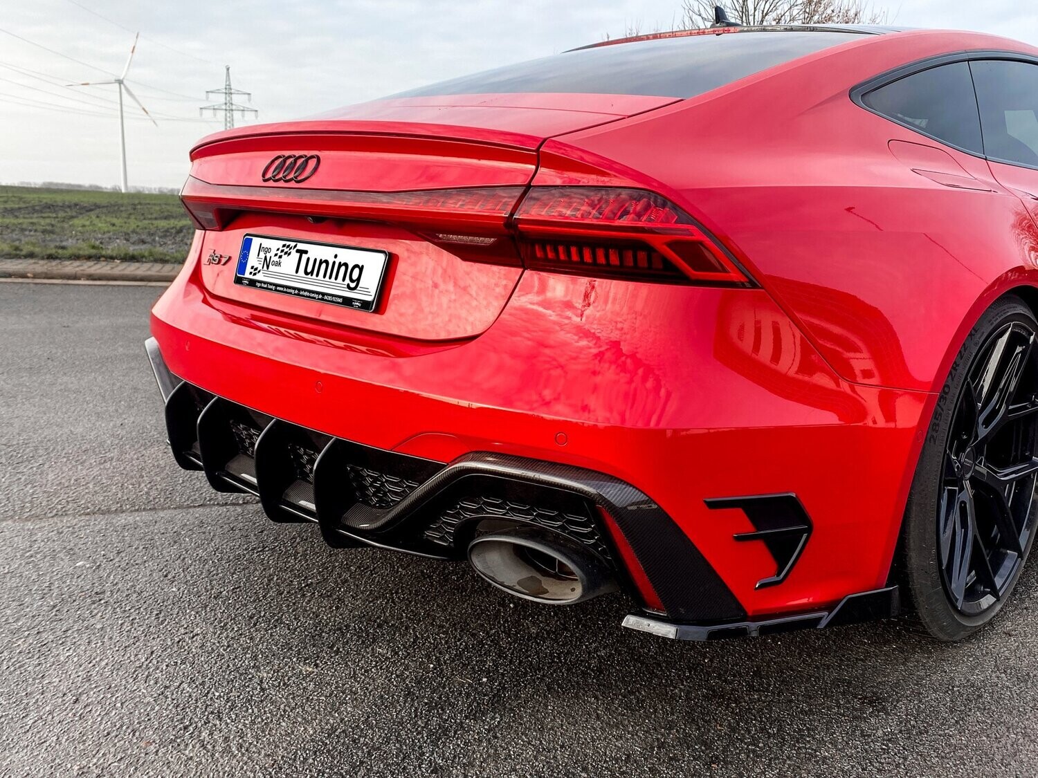IN-Tuning podaljšek odbijača zadaj Audi RS7 C8 2019-