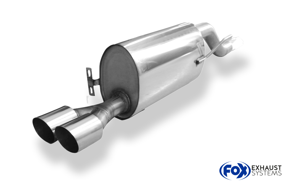 FOX zadnji športni lonec Alfa Romeo Mito 955 - 2x80 Typ 14