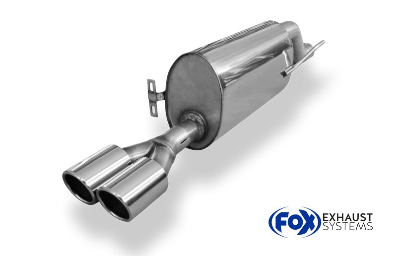 FOX zadnji športni lonec Alfa Romeo Mito 955 - 2x80 Typ 16