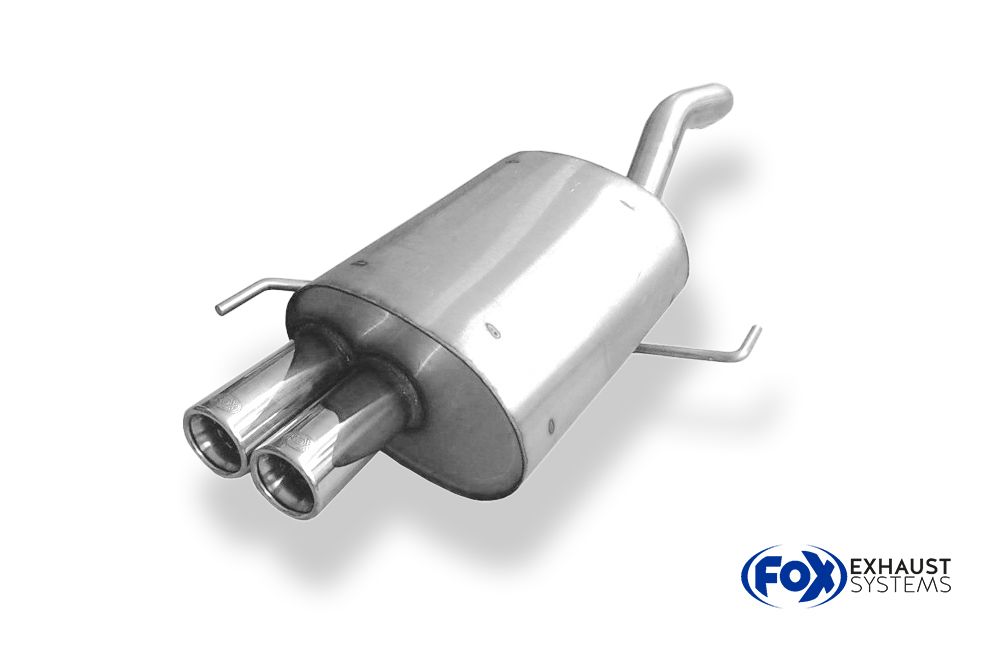 FOX zadnji športni lonec Alfa Romeo 147 - 2x70 Typ 13