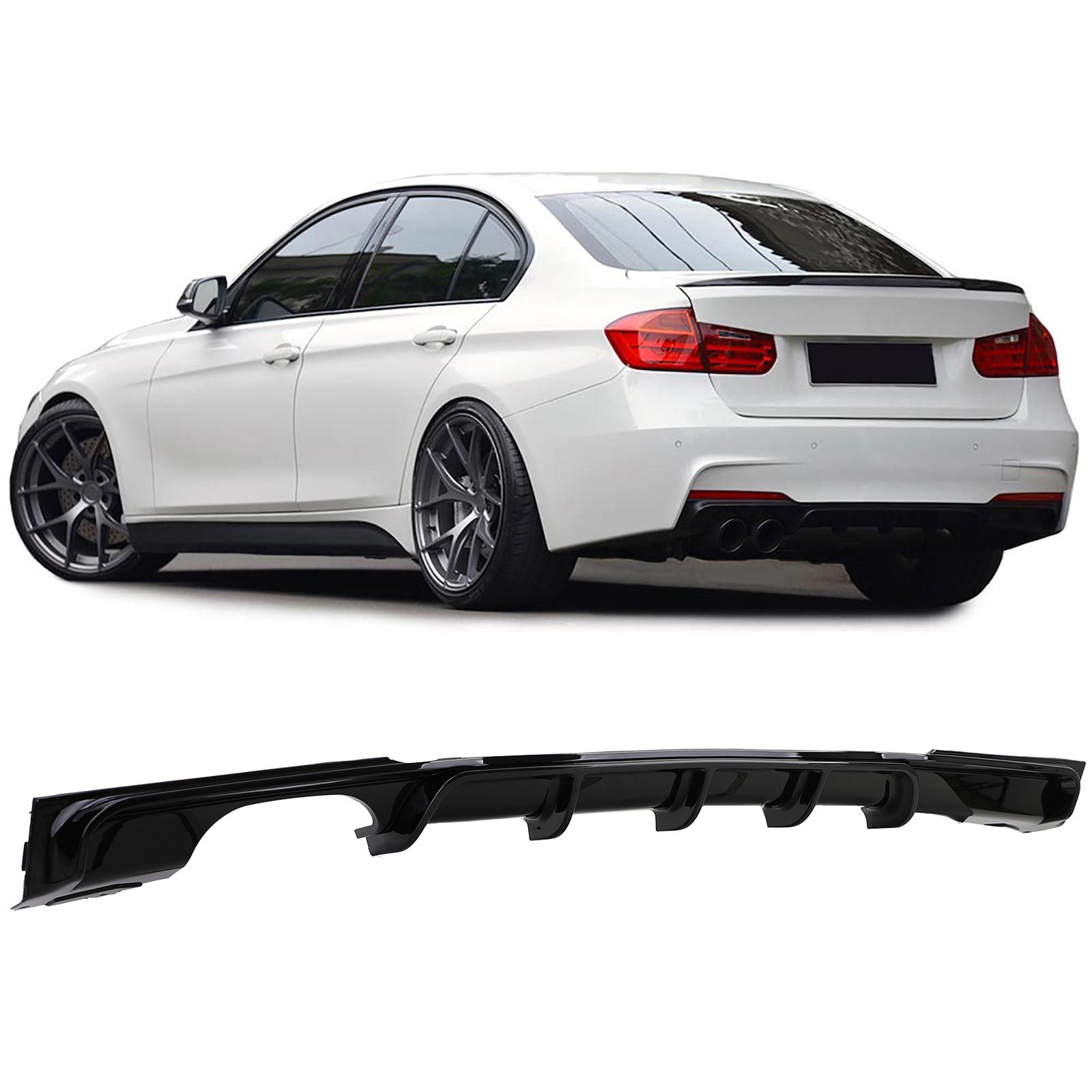 Difuzor BMW 3 F30/F31 M odbijac črna sijaj