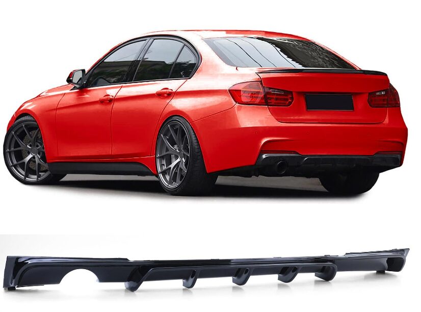 Difuzor BMW 3 F30/F31 M odbijac - črna sijaj