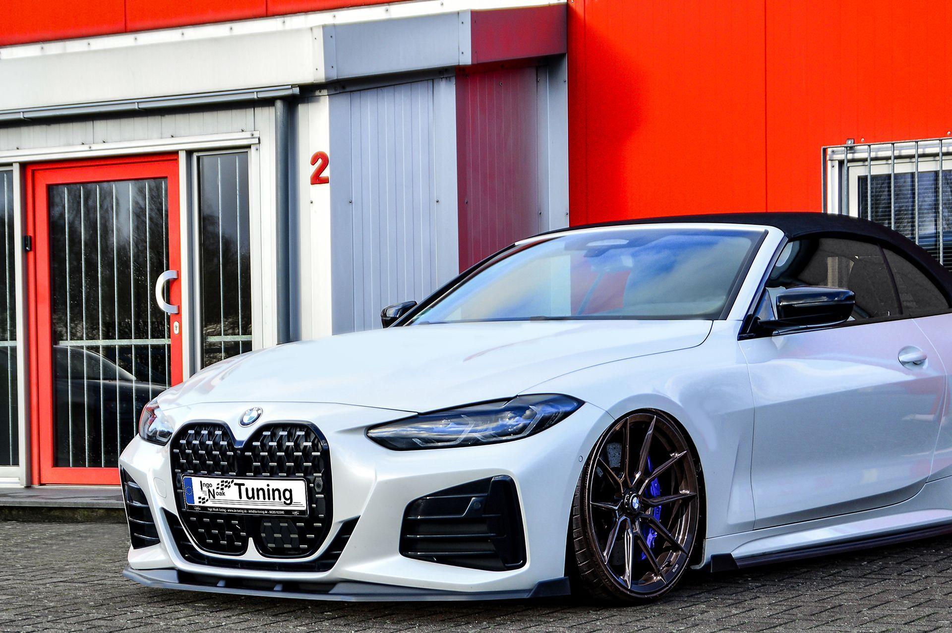 IN-Tuning podaljšek odbijača spredaj BMW 4 G22 / G23 2020- M-paket V2