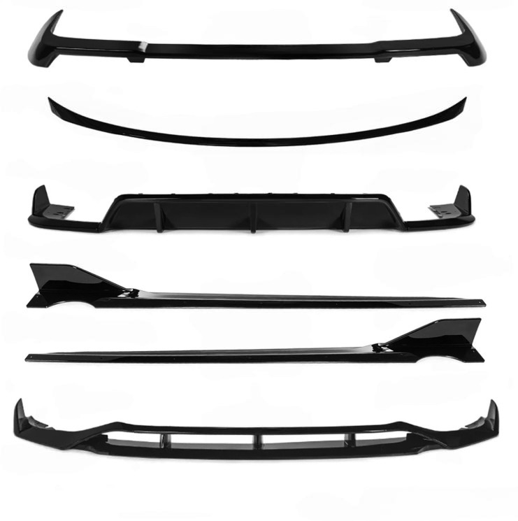 Aero kit set podaljškov BMW X5 G05 18-22 M-Tech Črna sijaj