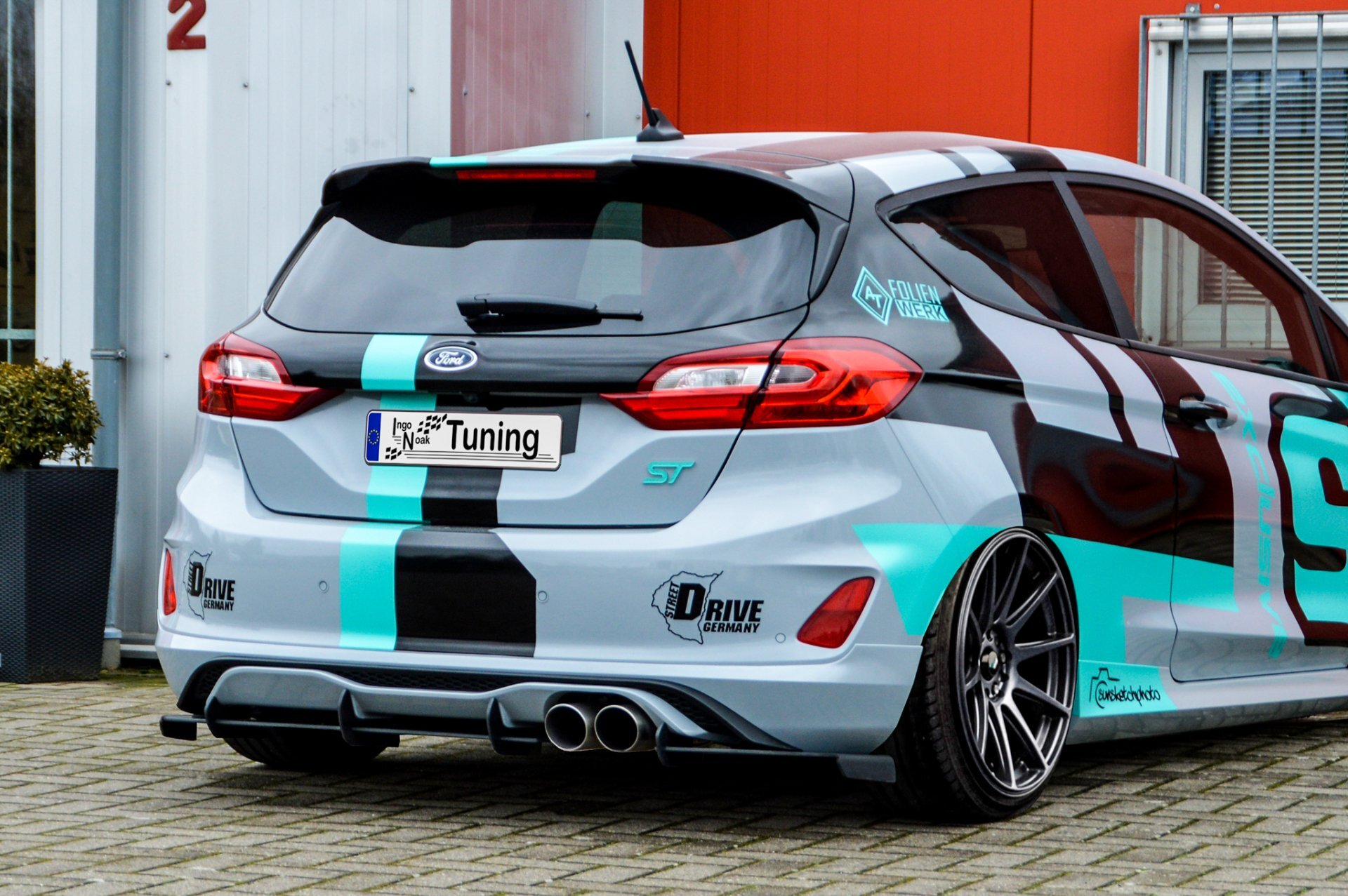 IN-Tuning podaljšek odbijača zadaj Ford Fiesta ST MK8 JHH 2018-
