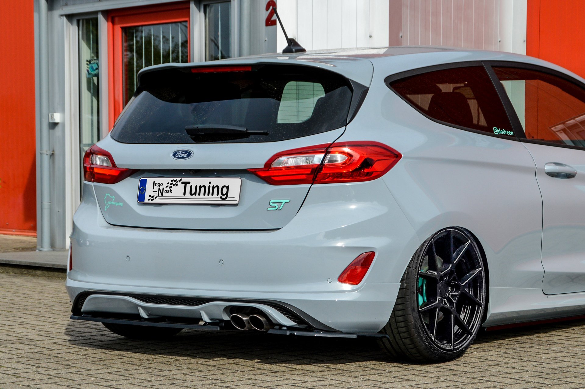 IN-Tuning podaljšek odbijača zadaj Ford Fiesta ST MK8 JHH 2018-