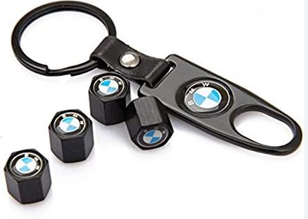 BMW pokrovi ventilov z obeskom črni