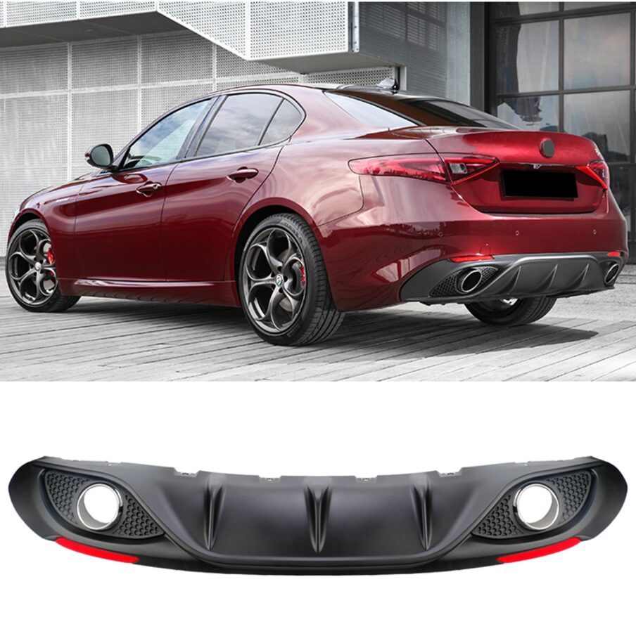 Difuzor z nastavki za izpuh Alfa Romeo Giulia 16-18