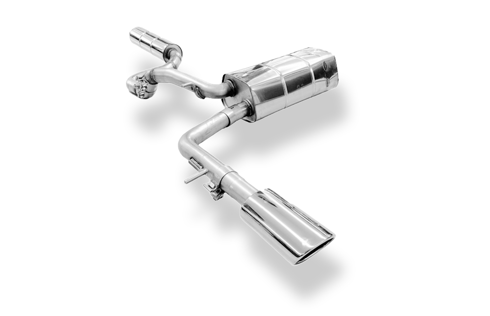 FOX cat-back izpušni sistem - 115x85 Tip 32 (sestavljen iz zadnjega in srednjega izpušnega lonca z nastavkom) Audi A2 - 1,4l 42l Tank