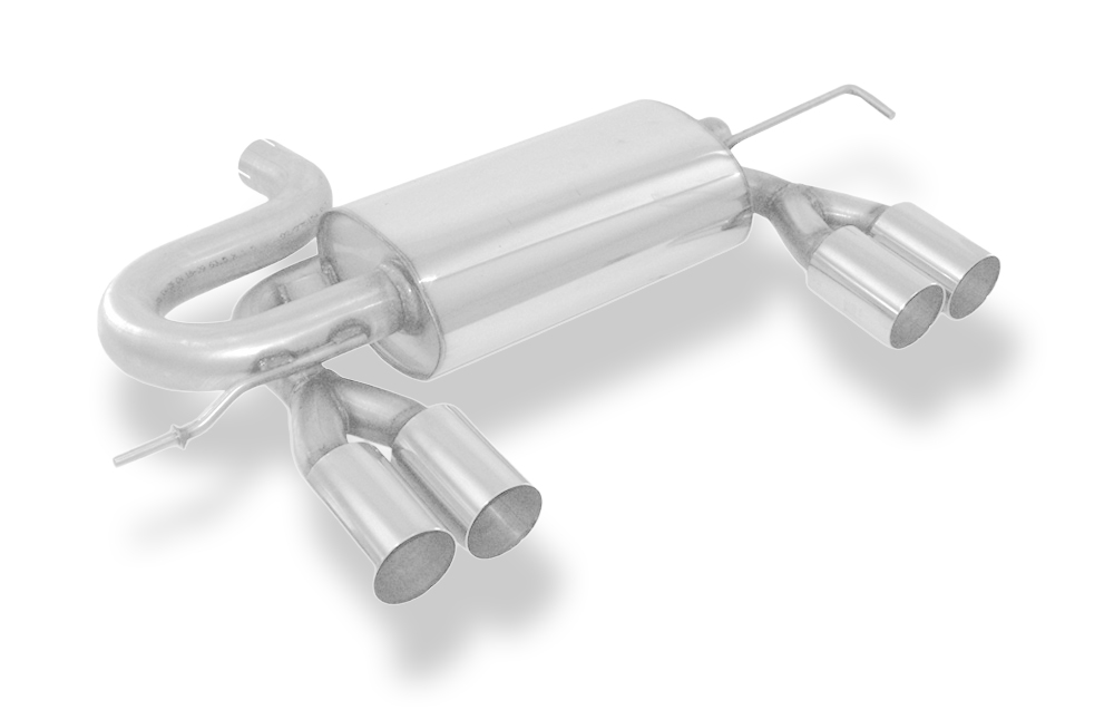 FOX zadnji športni lonec izhod desno/levo Ø 63,5mm - 2x80 Tip 10 desno/levo Audi S3 Tip 8L