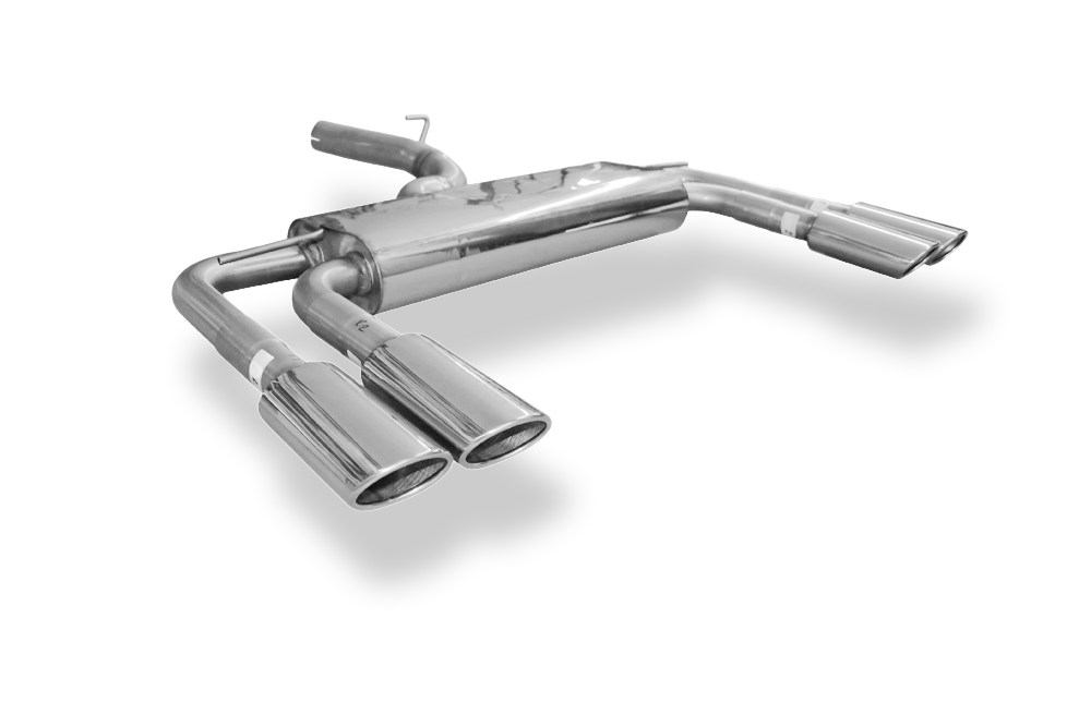 FOX zadnji športni lonec izhod desno/levo - 2x106x71 Tip 44 desno/levo Audi S3 - 8V Limuzina + Kabrio