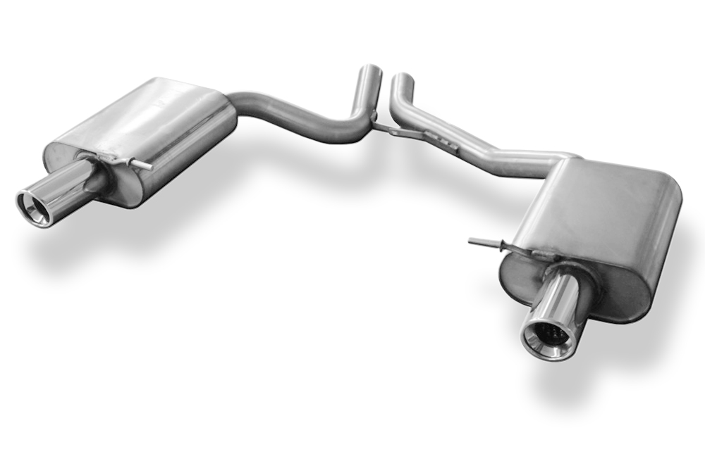 FOX zadnji športni lonec desno/levo - 1x100 Tip 17 desno/levo Audi S4 B6