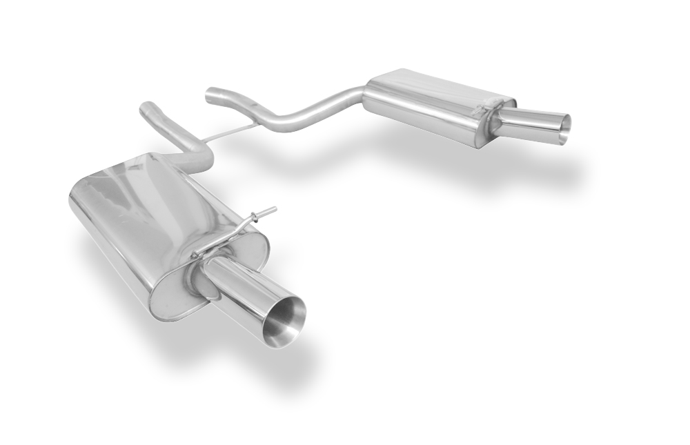 FOX zadnji športni lonec desno/levo - 1x90 Tip 24 desno/levo Audi S4 B6