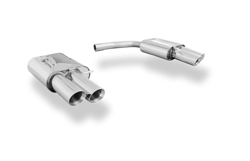 FOX zadnji športni lonec desno/levo za 2-cev dvokanalni - 2x90 Tip 25 desno/levo Audi A4/S4/A5/S5 quattro - B8/ 8T