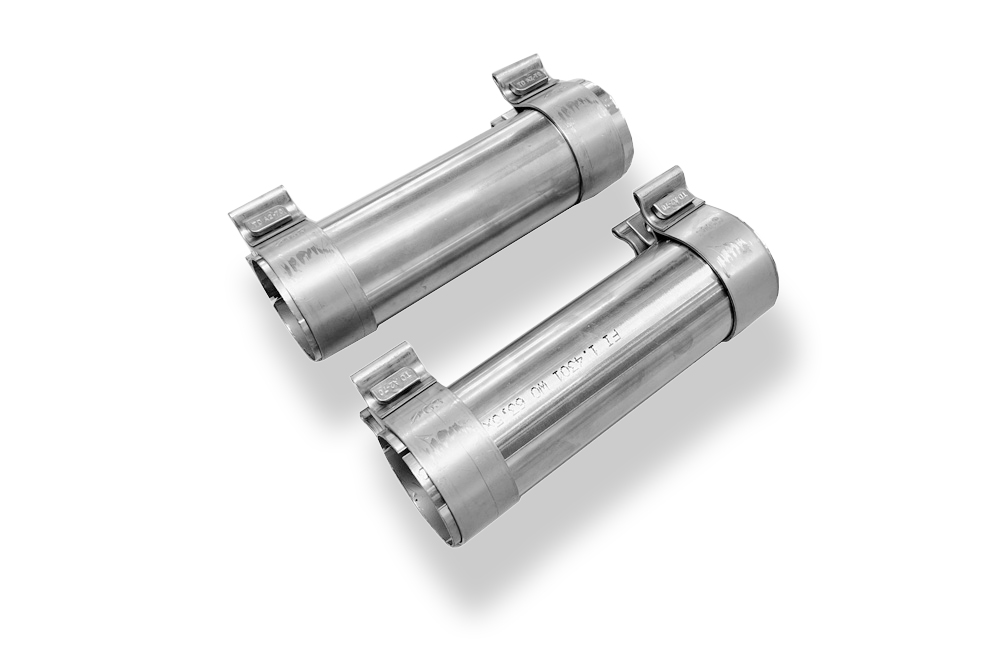 FOX 2x adapter dolga medosna razdalja - sedi med katalizatorji in tlačno izmenjalno cevjo Audi A8/S8 Tip D2