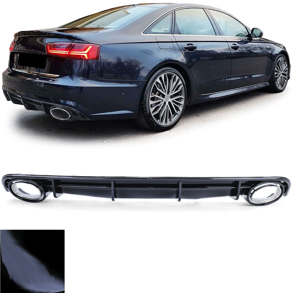 Difuzor Audi A6 S-Line 4G/C7 2014-18 RS6 izgled