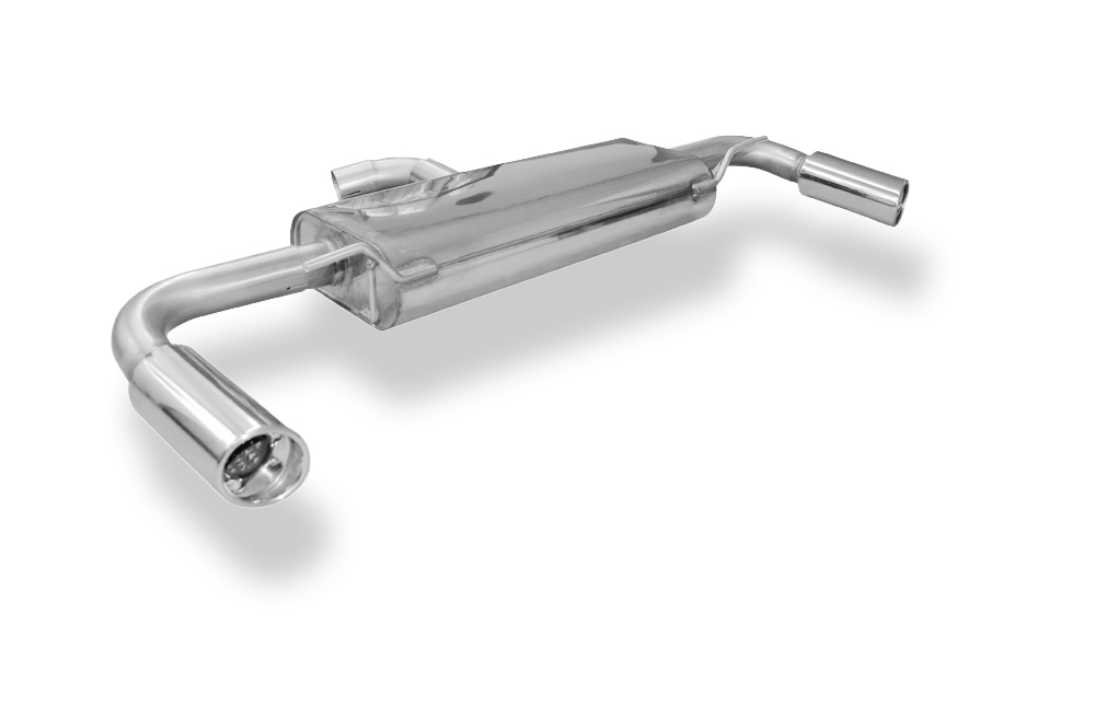 FOX zadnji športni lonec desno/levo - 2x80 Tip 17 desno/levo Audi TT 8J - Turbo