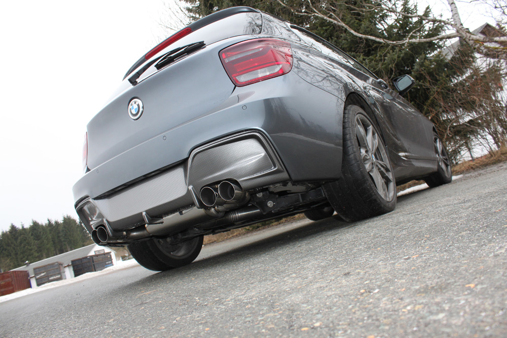 FOX zadnji športni lonec prečni BMW F20/F21 - M135i - Rieger izhod desno/levo - 2x80 Tip 14 desno/levo