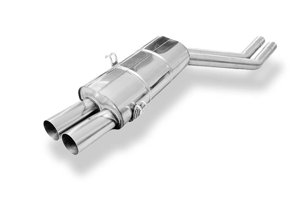 FOX zadnji športni lonec BMW E34 M5 Ø2x63,5mm - 2x76 Tip 10