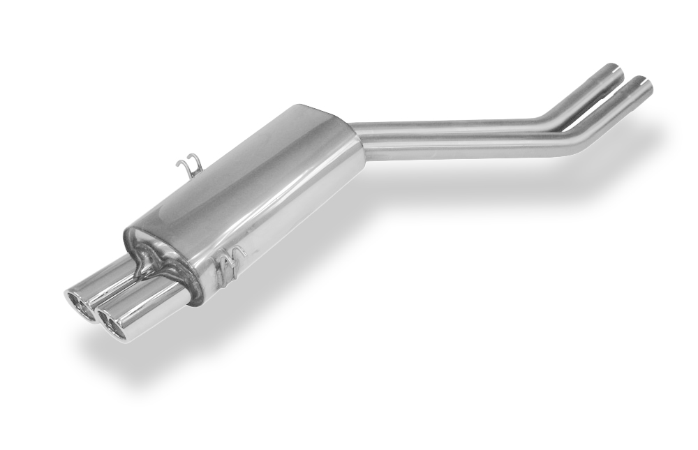 FOX zadnji športni lonec BMW E34 M5 Ø2x63,5mm - 2x76 Tip 17