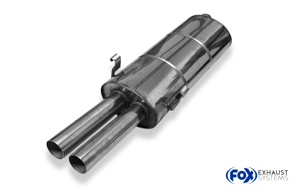 FOX zadnji športni lonec BMW E23 728i - 2x63 Tip 14