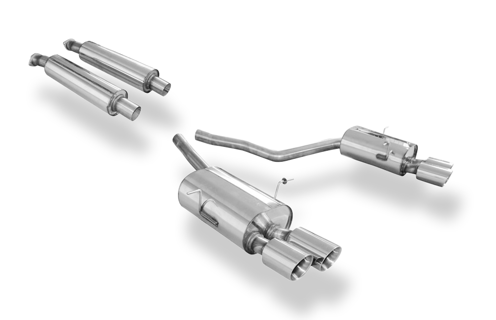 FOX zadnji športni lonec in srednji izpušni lonec BMW E31 850i desno/levo - 2x90 Tip 25 desno/levo
