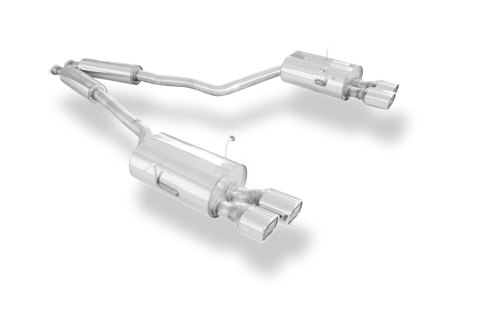 FOX zadnji športni lonec in srednji izpušni lonec BMW E31 850i desno/levo - 2x93x79 Tip 70 desno/levo