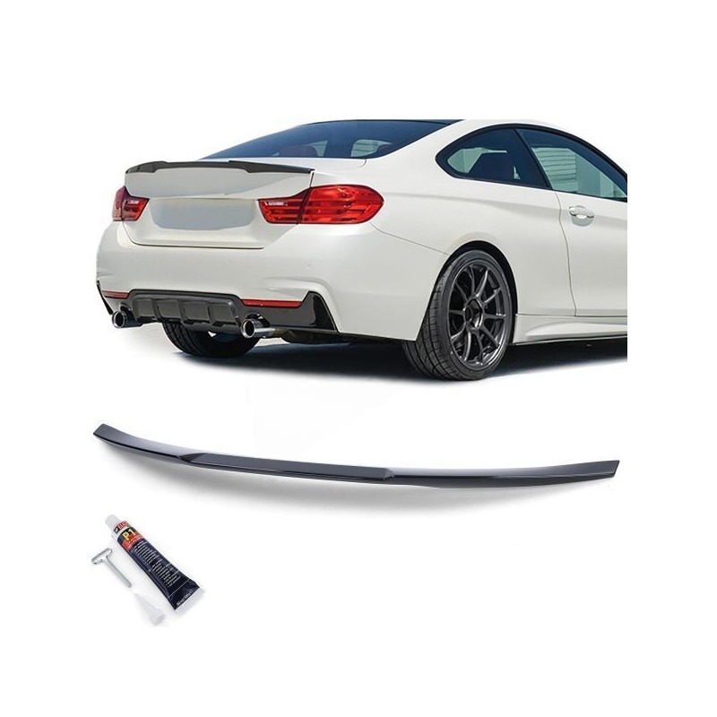 BMW 4 F82 M4 Lip spojler - črna sijaj