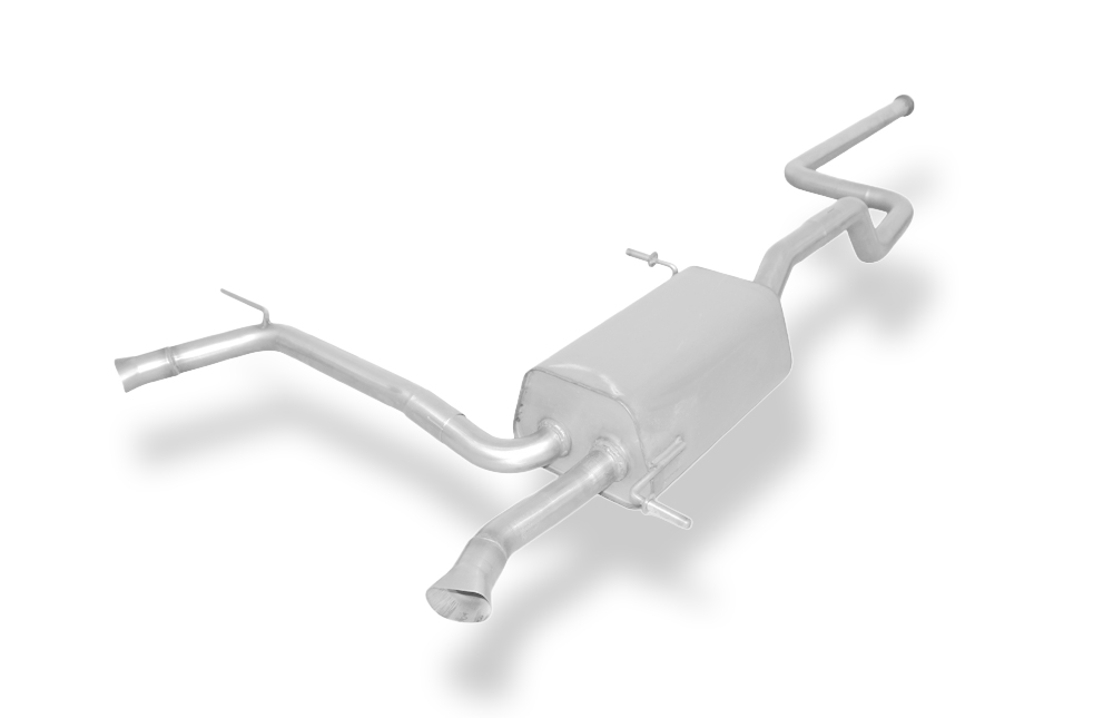 FOX zadnji športni lonec izhod desno/levo v originalnih nastavkih Citroen DS5
