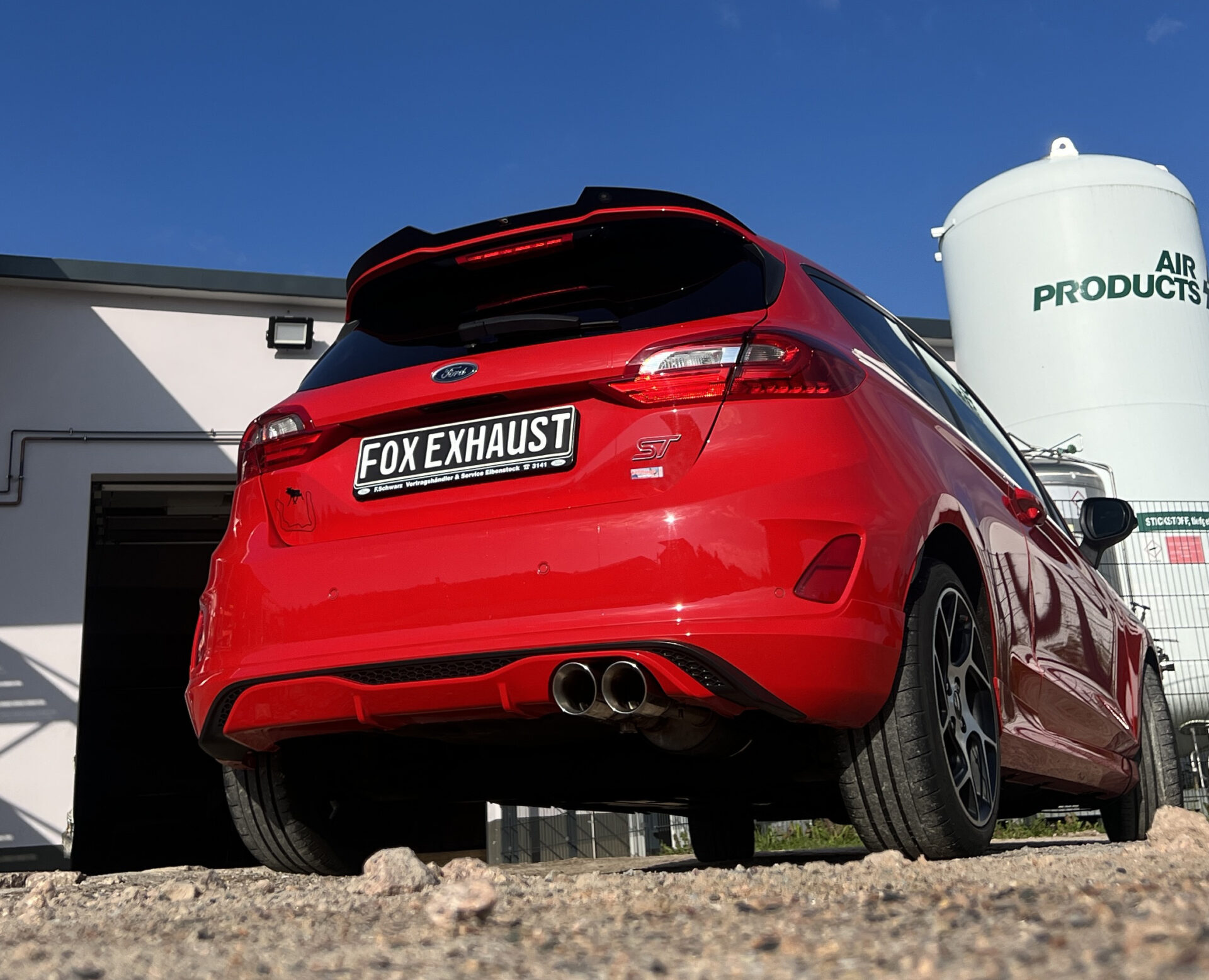 FOX sistem vklj. izpušni ventil od filtra trdih delcev (GPF/OPF) Ford Fiesta MK8 ST - JHH - 2x90mm Tip 25