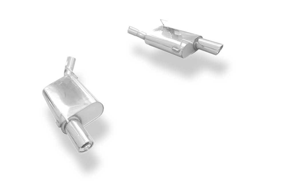 FOX zadnji športni lonec Ford Mustang GT kupe desno/levo - 1x100 Tip 17 desno/levo