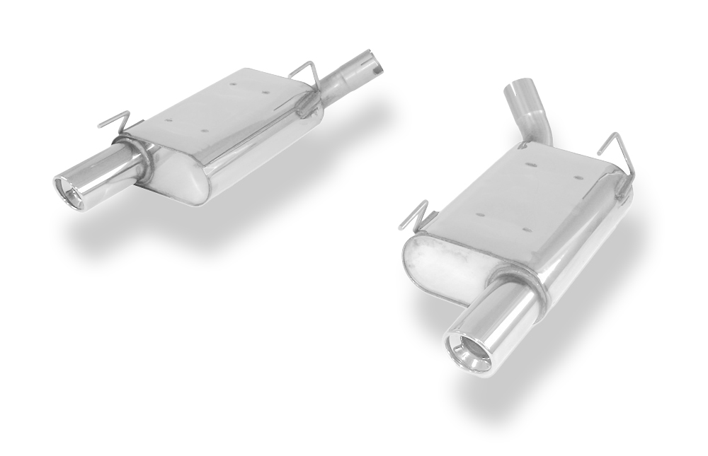FOX zadnji športni lonec Ford Mustang GT kupe desno/levo - 1x90 Tip 17 desno/levo