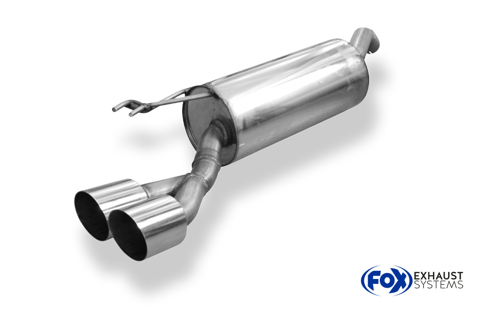 FOX zadnji športni lonec Fiat Bravo 198 - Diesel - 2x90 Tip 14